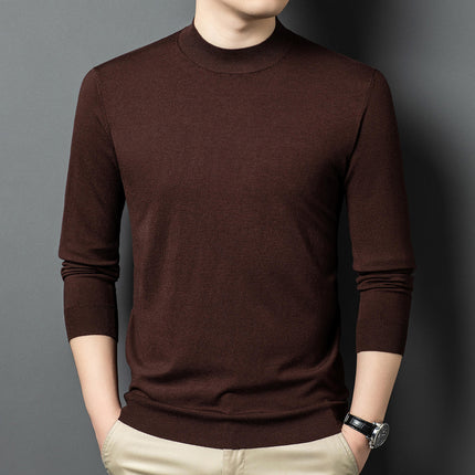 Round Neck Wool T Men's Sweater Skin-friendly