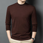 Round Neck Wool T Men's Sweater Skin-friendly