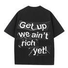Heavy Cotton Printed Loose Casual Short-sleeved T-shirt
