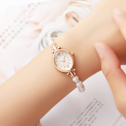 Fashion Women's Watch Natural Freshwater Pearl Strap