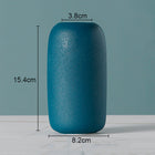 Simple Solid Color Ceramic Vases European Flower Arrangement Plant Pots