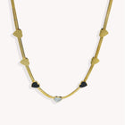 Lxalry 18K Gold Plated Heart Mirror Jewelry Set  Hypoallergenic Skin Safe Necklace   Bracelet For Daily Gifting Never Fade Adjustable Luxury With Precision Inlay Craftsmanship