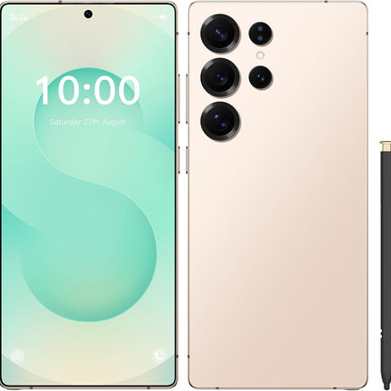 C25 Ultra Unlocked Phone,5G Smartphone 8GB 256GB 7.3-inch Android 14 Cell Phone 6800mAh Large Battery Dual SIM Face GPS