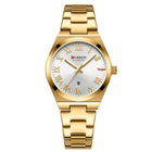 Women's Fashion Calendar Women's Watch Casual Steel Belt