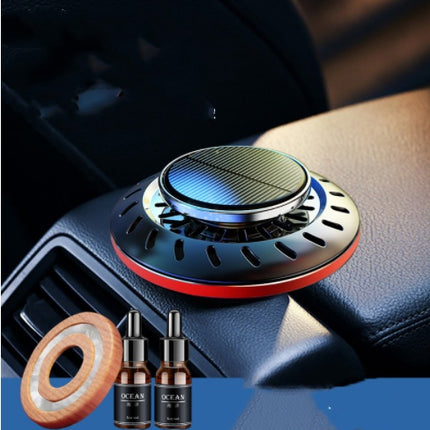 Solar Rotating Car Perfume Creative Car Interior