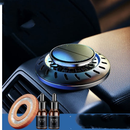 Solar Rotating Car Perfume Creative Car Interior