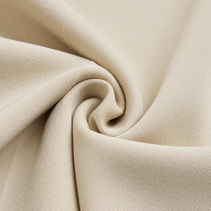 Women's Plus Size High Waist Straight Leg Trousers - Elegant, Polyester, Machine Washable, Casual Suit Pants For Women