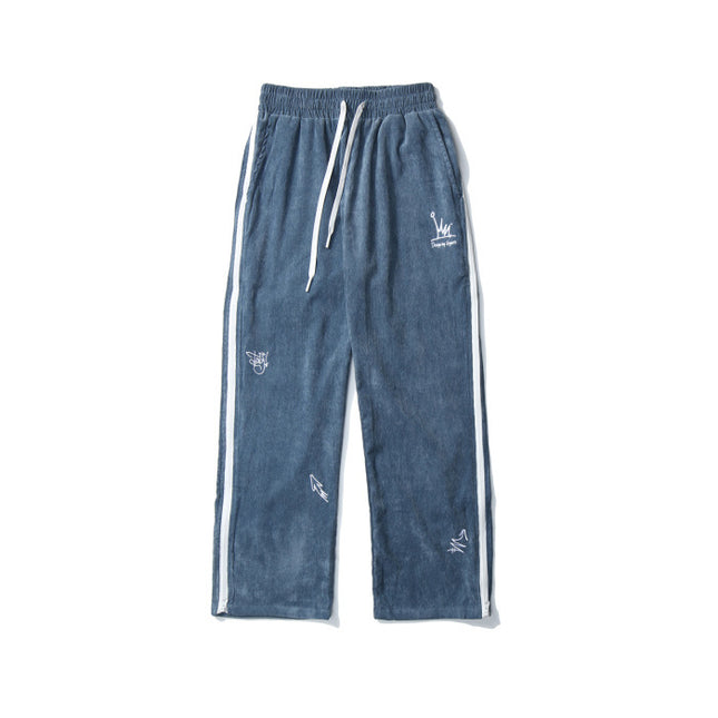 Loose Corduroy Sweatpants Men's Casual