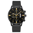 Fashion Calendar Six-pin Three-eye Men's Watch