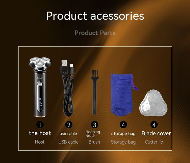 Electric Shaver Bdy With Water