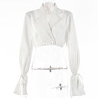 Casual Suits In Europe And America With Feminine Straps