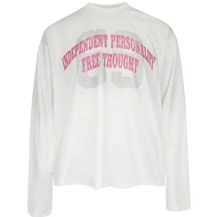 Spring And Autumn Pure Cotton Men And Women Loose Casual Top Long Sleeve