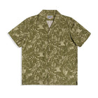 Vintage Printed Seersucker Cuban Collar Shirt