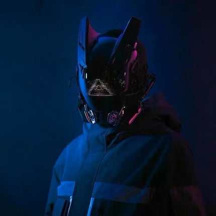 Luminous Helmet Mask Technology Sense