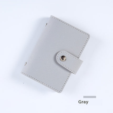 Anti-degaussing Creative Leather Multiple Card Slots PU Bank Card Package