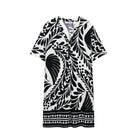 Summer Ethnic Print Viscose Skirt Dress