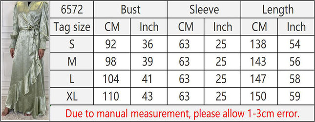 New Fashion Women's Clothing Patchwork Muslim Dress