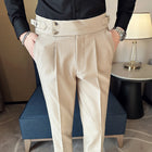 Slim Double-breasted Closure Collar Vest Pants Suit