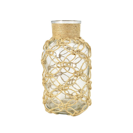 Ins Style Nordic Hand-woven Vase Creative Decoration Living Room Table Decoration Candlestick Shooting Props