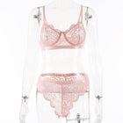 Sexy Lace Flower Sexy Female Suit