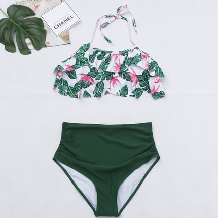 Sexy Fashion Multicolor Split Bikini Swimsuit