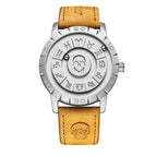 Skull Strap Brown Silver