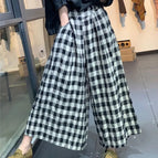 Black And White Large Plaid