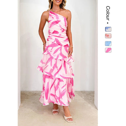 Solid Color Sexy Sling Dress