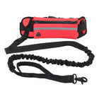Hands Free Dog Leash Pet Walking And Training Belt With Shock Absorbing Bungee Leash For Up To 180lbs Large Dogs Phone Pocket And Water Bottle Holder