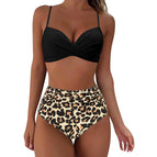 SY3404 Black Leopard Print
