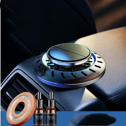 Solar Rotating Car Perfume Creative Car Interior