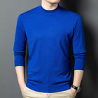 Round Neck Wool T Men's Sweater Skin-friendly
