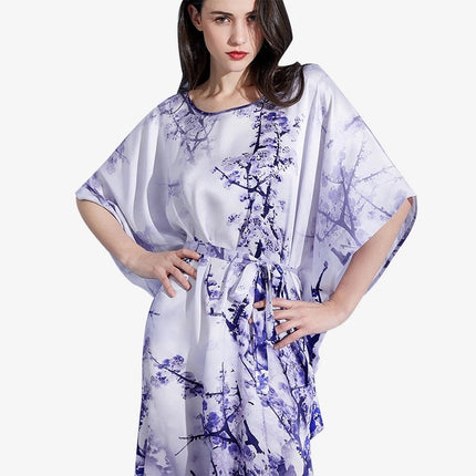 Summer Loose Plus Fertilizer Plus Size  Silk Nightdress