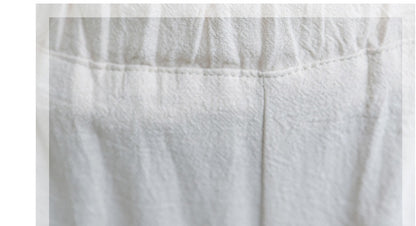 Summer Cotton And Linen Lantern Large Size Loose Trousers Women Leisure Pants Fat Trousers