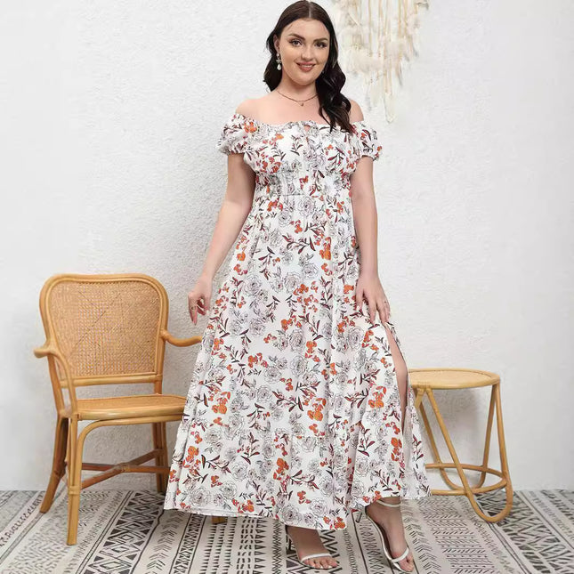 New Plus Size Floral Dress