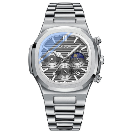 Multifunctional True Three Eyes Six-pin Men's Watch