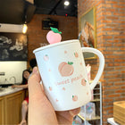 Love Mug With Lid Spoon Mug Ceramic Office