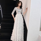 White sequins