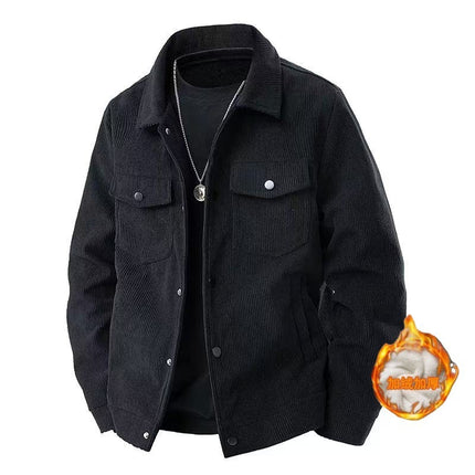 Retro Casual Loose Men's Lapel Work Jacket
