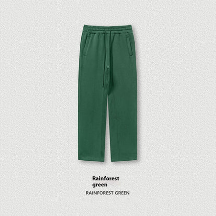 Solid Color Loose Track Pants Velvet Thickened Casual Pants