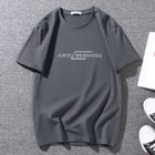 Plus-sized Plus Size Cotton Round Neck Short Sleeve Men's T-shirt