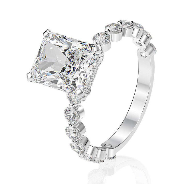 Vintage Full Diamond Zircon Ring Set