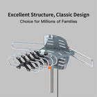 TA-102P 360 Degree UV Dual Band 28-36dB Outdoor Antenna With Black Bracket