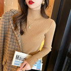 Half Turtleneck Knitted Sweater Women's Bottoming Shirt Women's Autumn And Winter