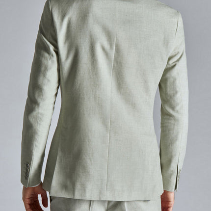 Men's Classic Solid Color Blazer And Pants Set