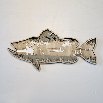 New Marine Animal Wooden Crafts Creative Ornaments