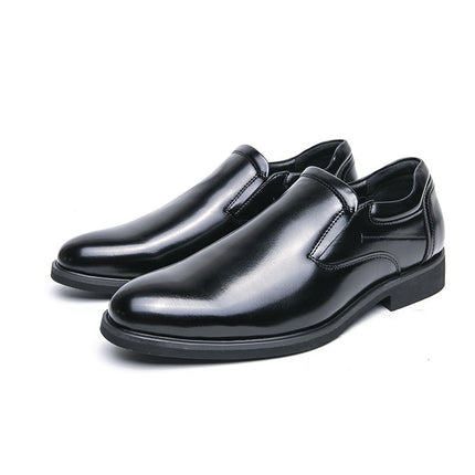 Men's Formal Business British Casual Leather Shoes Retro
