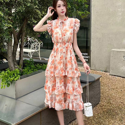 Women's Floral Jumpsuit Skirt