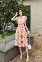 Women's Floral Jumpsuit Skirt