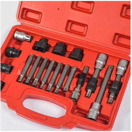 18 Sets Of Engine Pulley Removal Kit Maintenance Tools